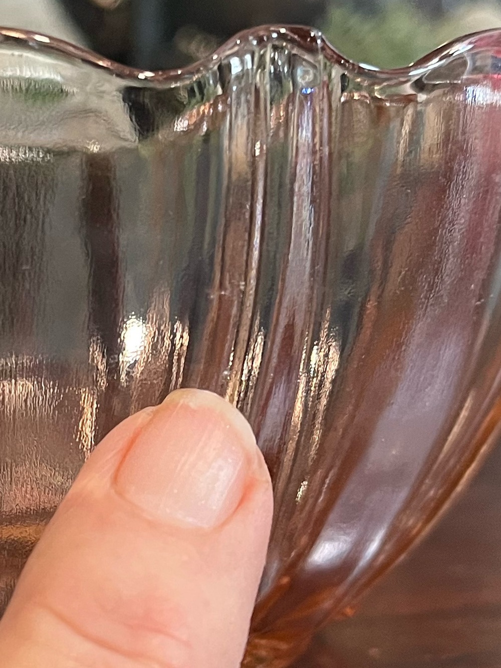 READ Vintage Anchor Hocking 1940s Depression Pink - Picture 16 of 16